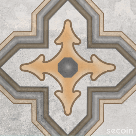 ENCAUSTIC POTTERY TILE GP 2581